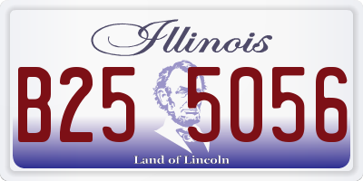 IL license plate B255056