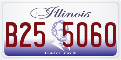 IL license plate B255060