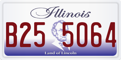 IL license plate B255064