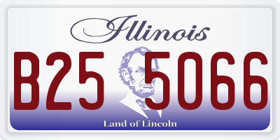 IL license plate B255066
