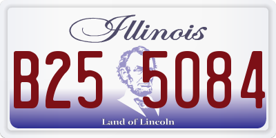IL license plate B255084