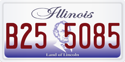 IL license plate B255085