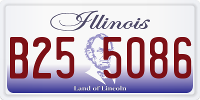 IL license plate B255086