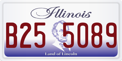 IL license plate B255089