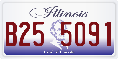 IL license plate B255091