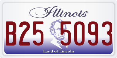 IL license plate B255093