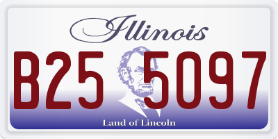 IL license plate B255097