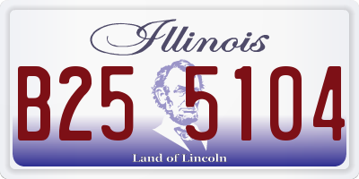 IL license plate B255104