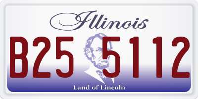 IL license plate B255112