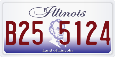 IL license plate B255124