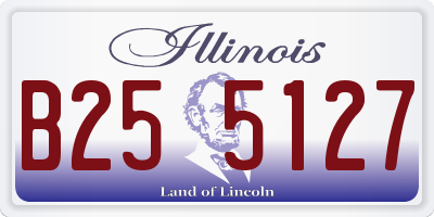 IL license plate B255127
