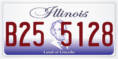 IL license plate B255128