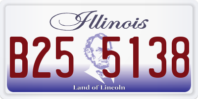 IL license plate B255138