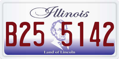 IL license plate B255142