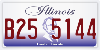 IL license plate B255144