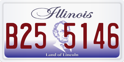 IL license plate B255146