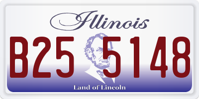 IL license plate B255148