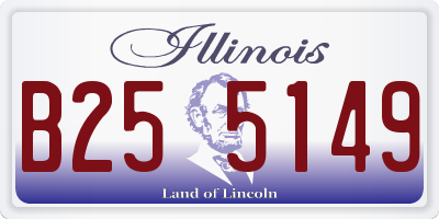IL license plate B255149