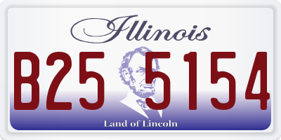 IL license plate B255154