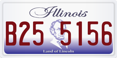 IL license plate B255156