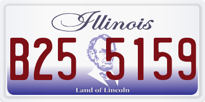 IL license plate B255159