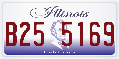 IL license plate B255169
