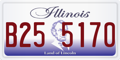 IL license plate B255170