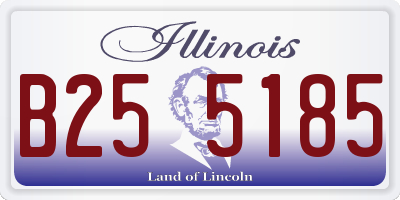 IL license plate B255185