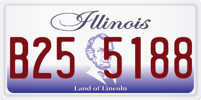 IL license plate B255188