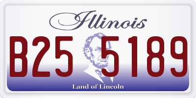 IL license plate B255189