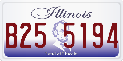 IL license plate B255194