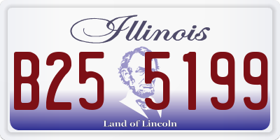 IL license plate B255199