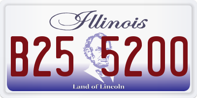 IL license plate B255200