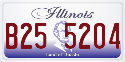 IL license plate B255204