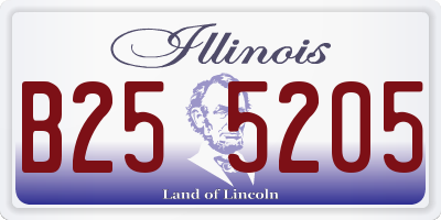 IL license plate B255205