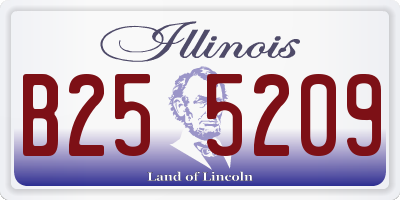 IL license plate B255209