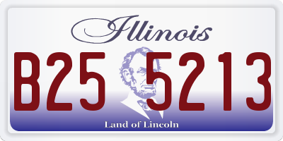 IL license plate B255213