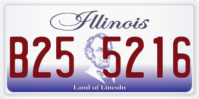 IL license plate B255216
