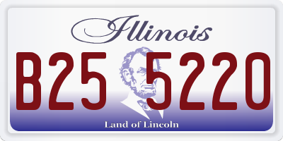 IL license plate B255220