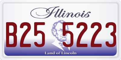 IL license plate B255223