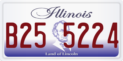 IL license plate B255224