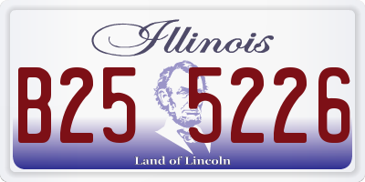IL license plate B255226