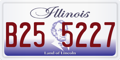 IL license plate B255227