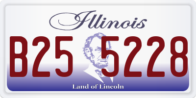 IL license plate B255228