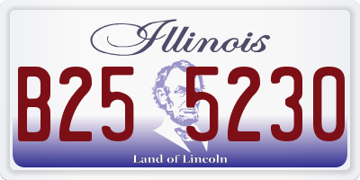 IL license plate B255230