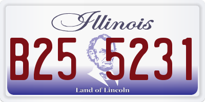 IL license plate B255231