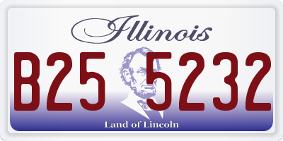 IL license plate B255232
