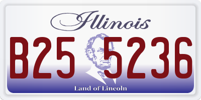 IL license plate B255236