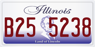 IL license plate B255238