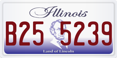 IL license plate B255239